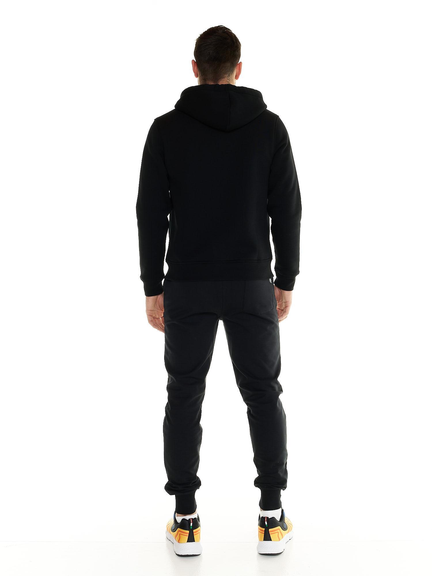 Felpa con cappuccio Leone uomo con zip intera Soft Basic 4/5