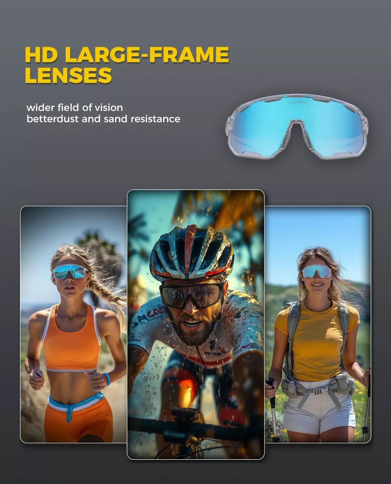Ochelari de ciclism ROCKBROS, lentile fotocromatice polarizate 7/7