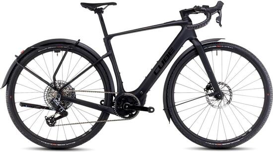 Elektrische Gravelbikes NUROAD HYBRID C:62 SLX FE 400X schwarz
