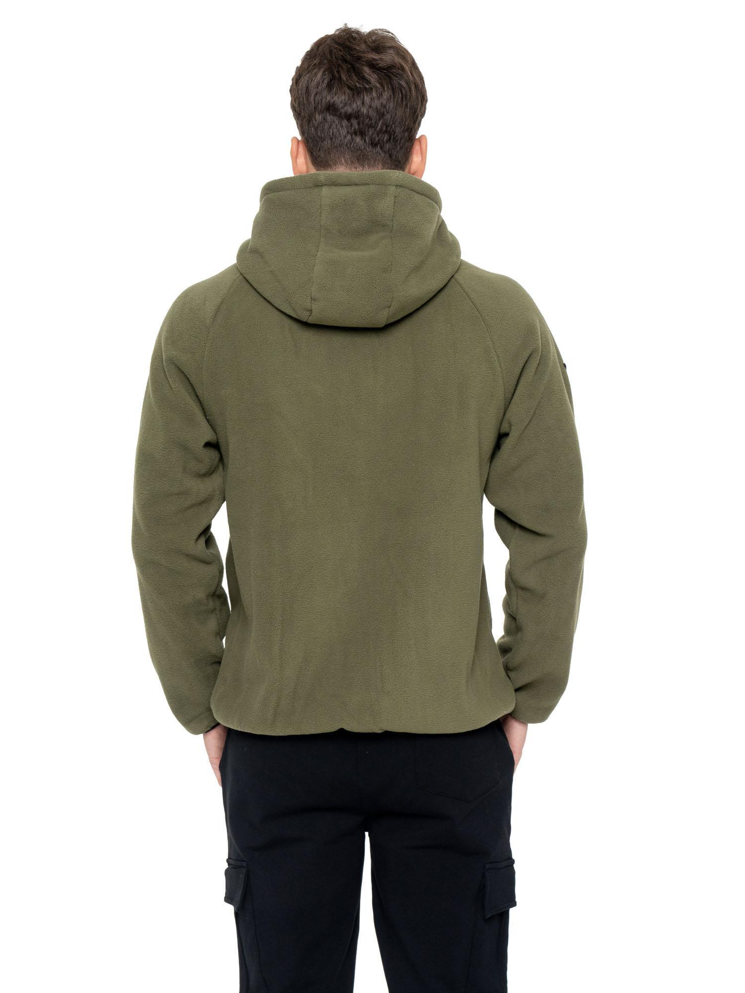 Leone 1947 Herren Sherpa-Jacke z Kapuze und Reißverschluss 4/5