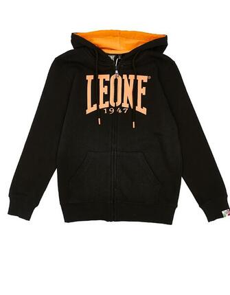 Sweat à capuche enfant Basic Leone avec fermeture éclair complète