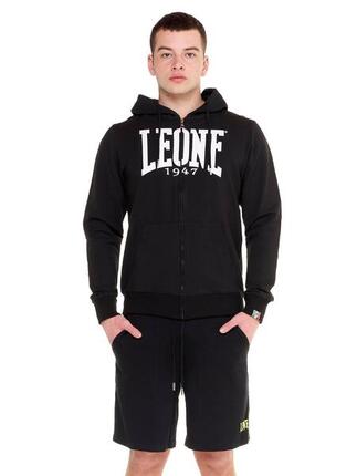Leone Basic Sweat à capuche zippé sans sweat-shirt pour hommes