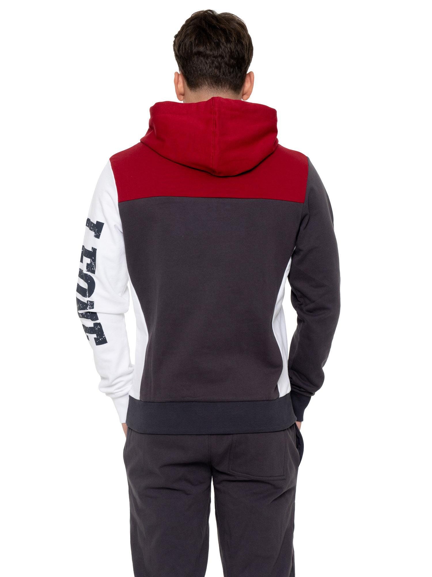 Hoodie Herren Leone 1947 Apparel Color Block Kapuze Logo 4/5