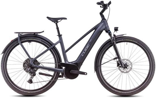 Bici elettrica ibrida da trekking TOURING HYBRID PRO 625 argento
