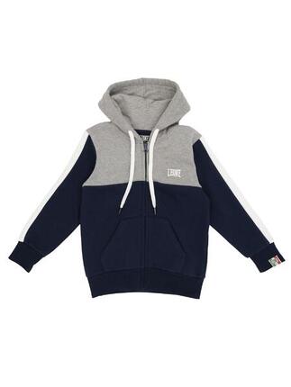 Sweat à capuche gris garçon lion