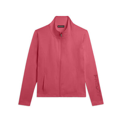 Felpa con Zip e Collo Alto Logo FREDDY sulla manica