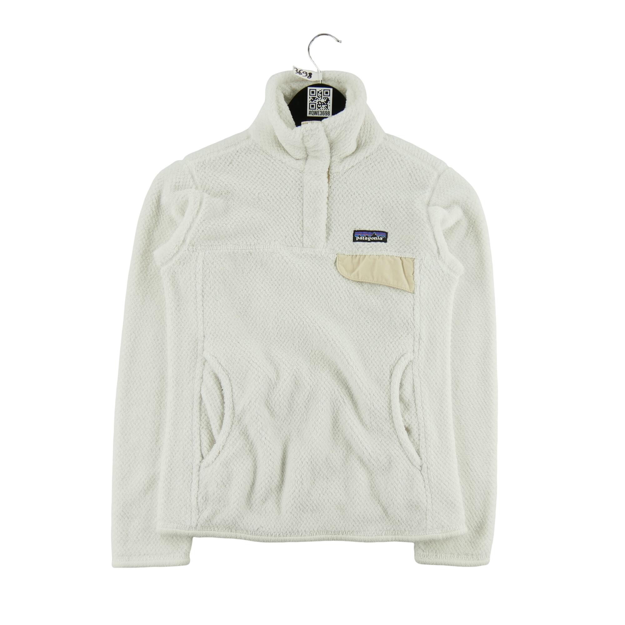 PATAGONIA Reconditionné - Pull polaire Femme Snap-T Blanc - Excellent