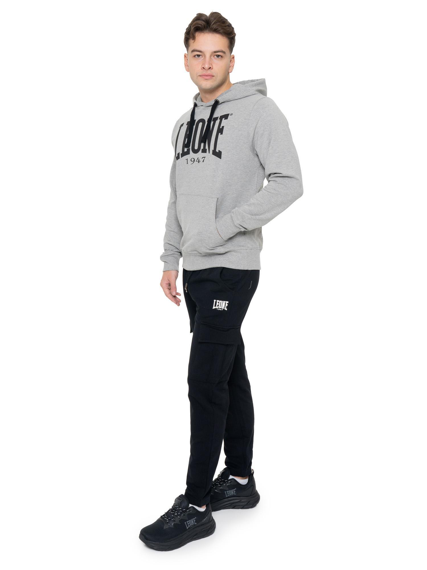 Sweat-shirt d'hiver pour hommes à capuche avec grand logo "Basic" 2/5