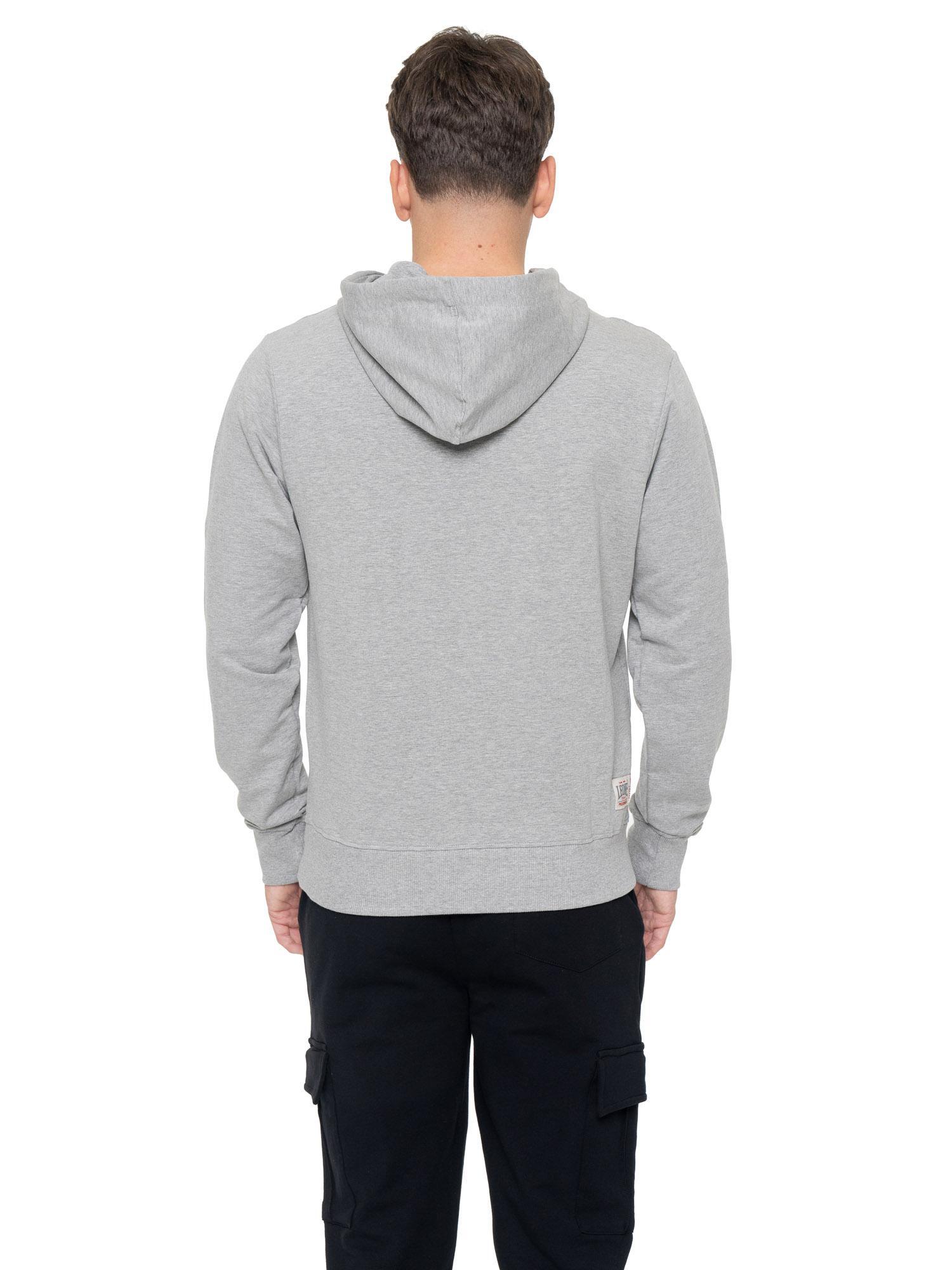 Sweat-shirt d'hiver pour hommes à capuche avec grand logo "Basic" 4/5