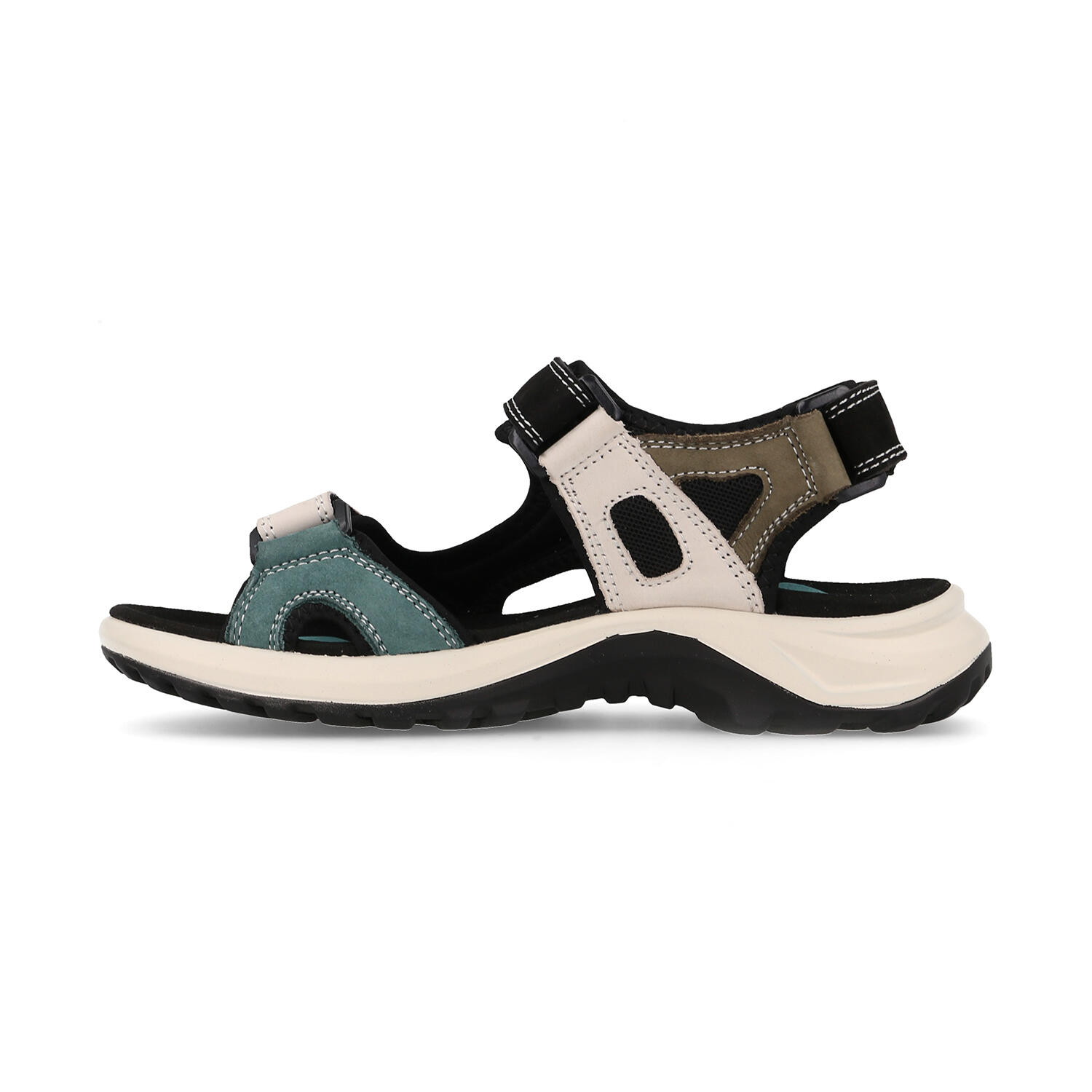 Sandalias outdoor mujer Banyotes mostaza 3/5