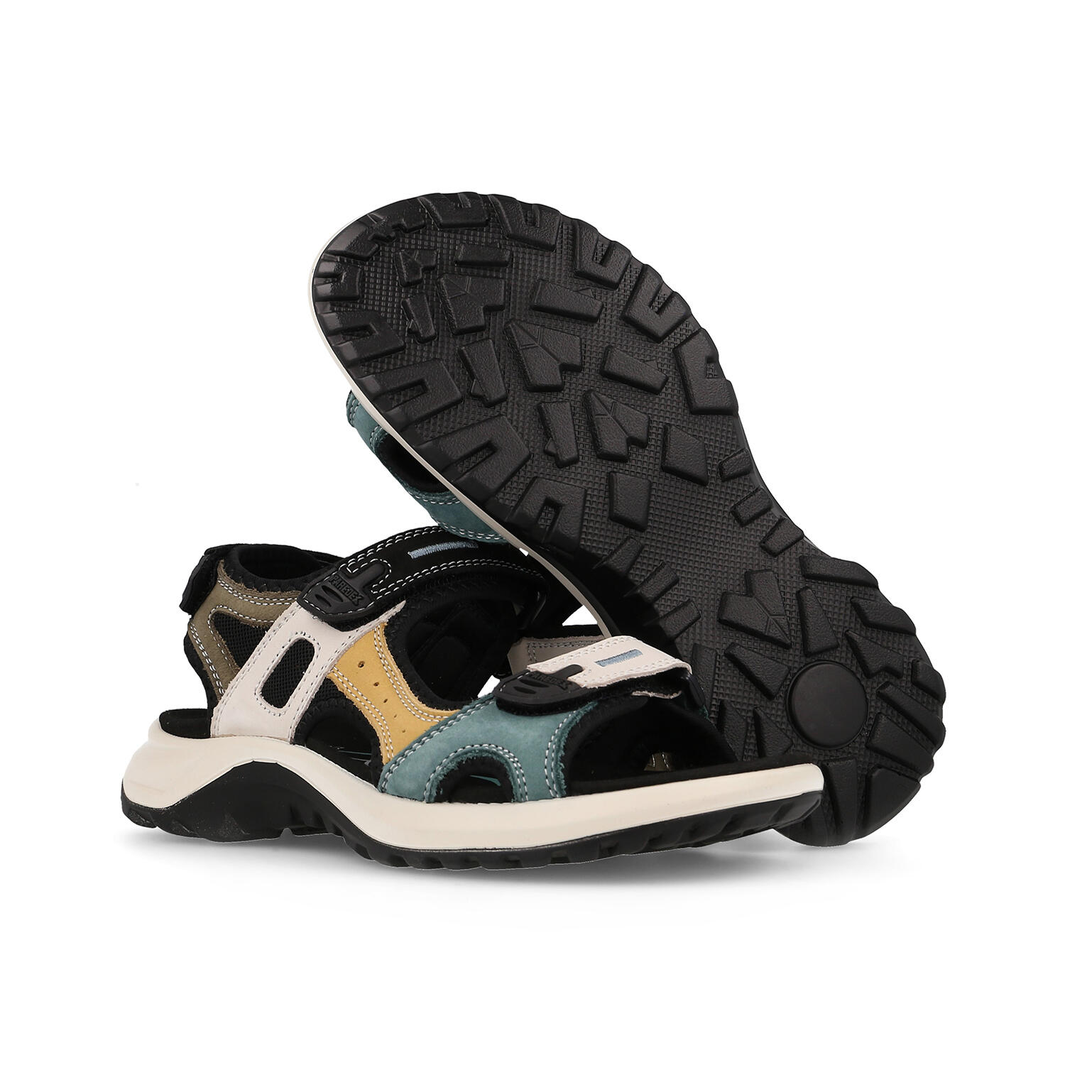 Sandalias outdoor mujer Banyotes mostaza 5/5