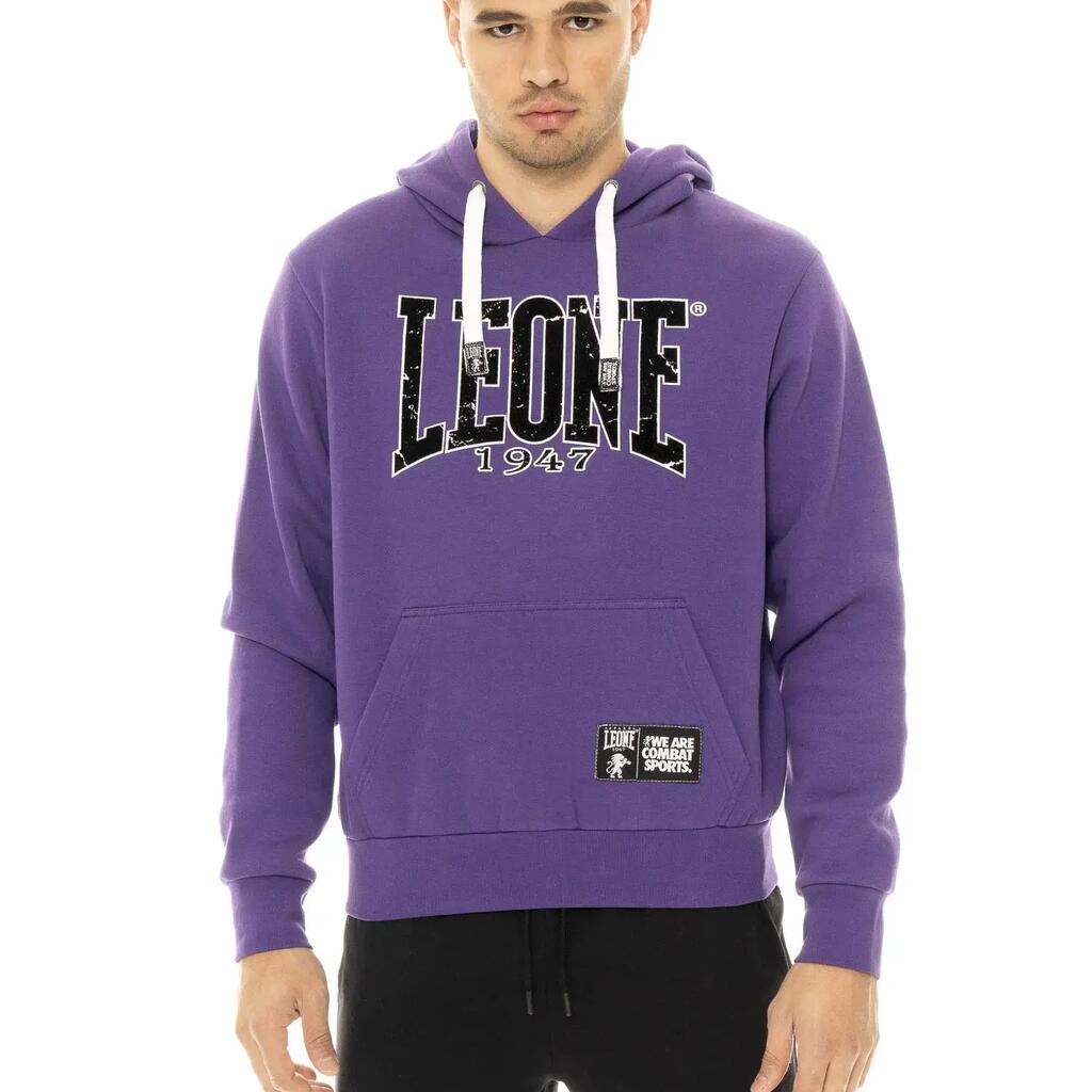 Men's winter pull-on hoodie with flock print, Leone 1947 New Era