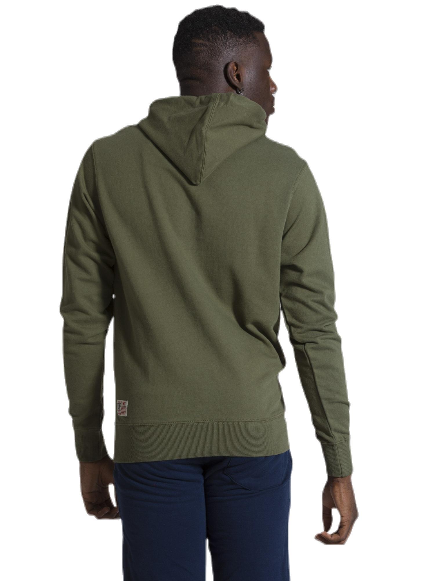 Felpa uomo con cappuccio Leone 1947 Apparel Big Logo, cotone leggero 4/8