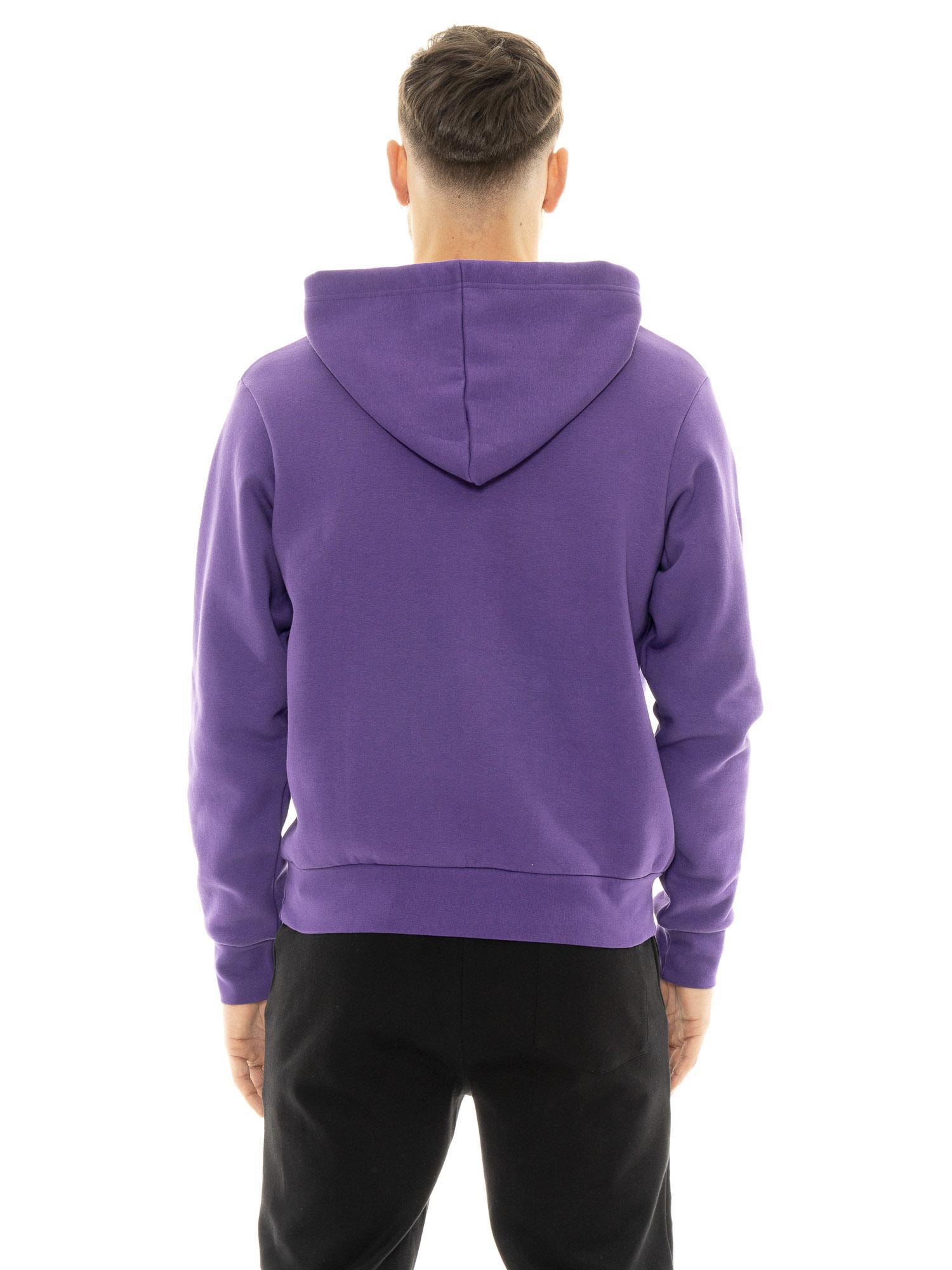 Felpa invernale uomo con cappuccio pull on, stampa flock Leone 1947 New Era 4/5