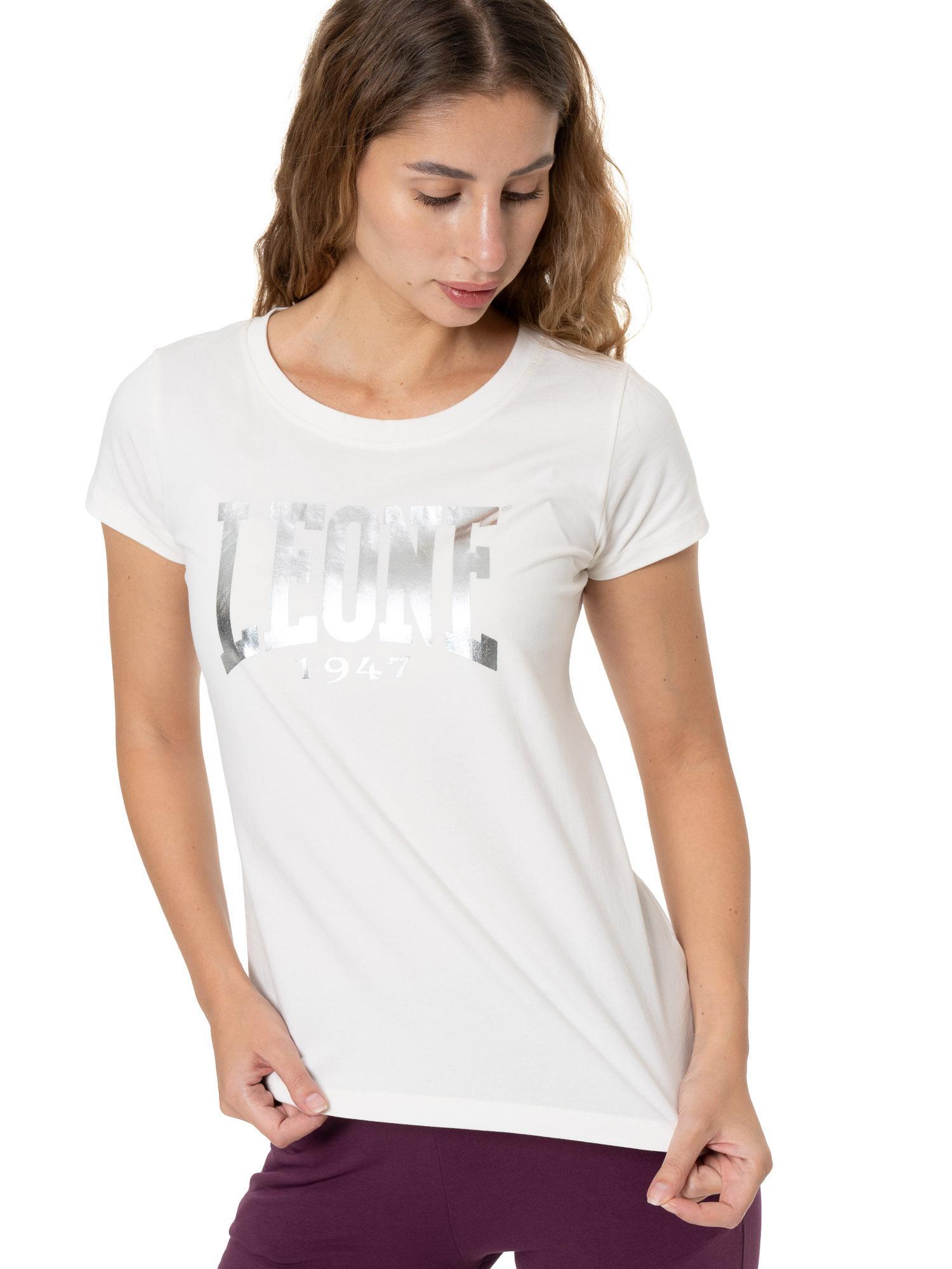 Dames T-shirt met korte mouwen en opdruk Leone 1947 Never Without 5/7