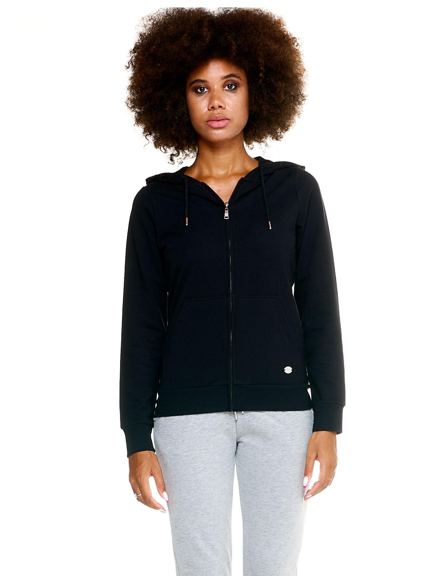 Sweat-shirt femme Leone à capuche zippée sur toute la longueur Basic 7/8