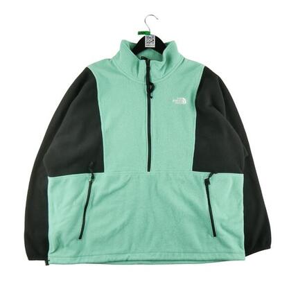 Reconditionné - Pull polaire Homme TNF Vert - Très Bon État