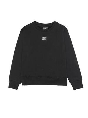 Felpe invernale da bambina girocollo con logo piccolo Leone 1947 Lavender