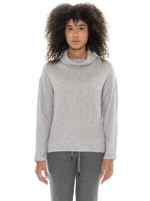 Maglia a treccia Leone donna Greyss