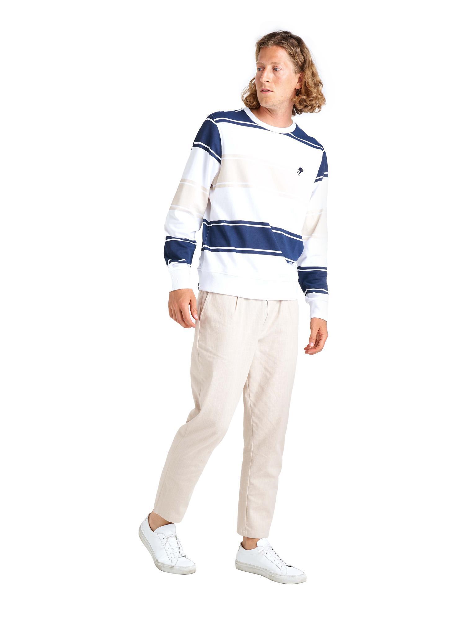 Minimalistische Herren-Sweatshirts aus Bio-Baumwolle mit Rundhalsausschnitt 3/5