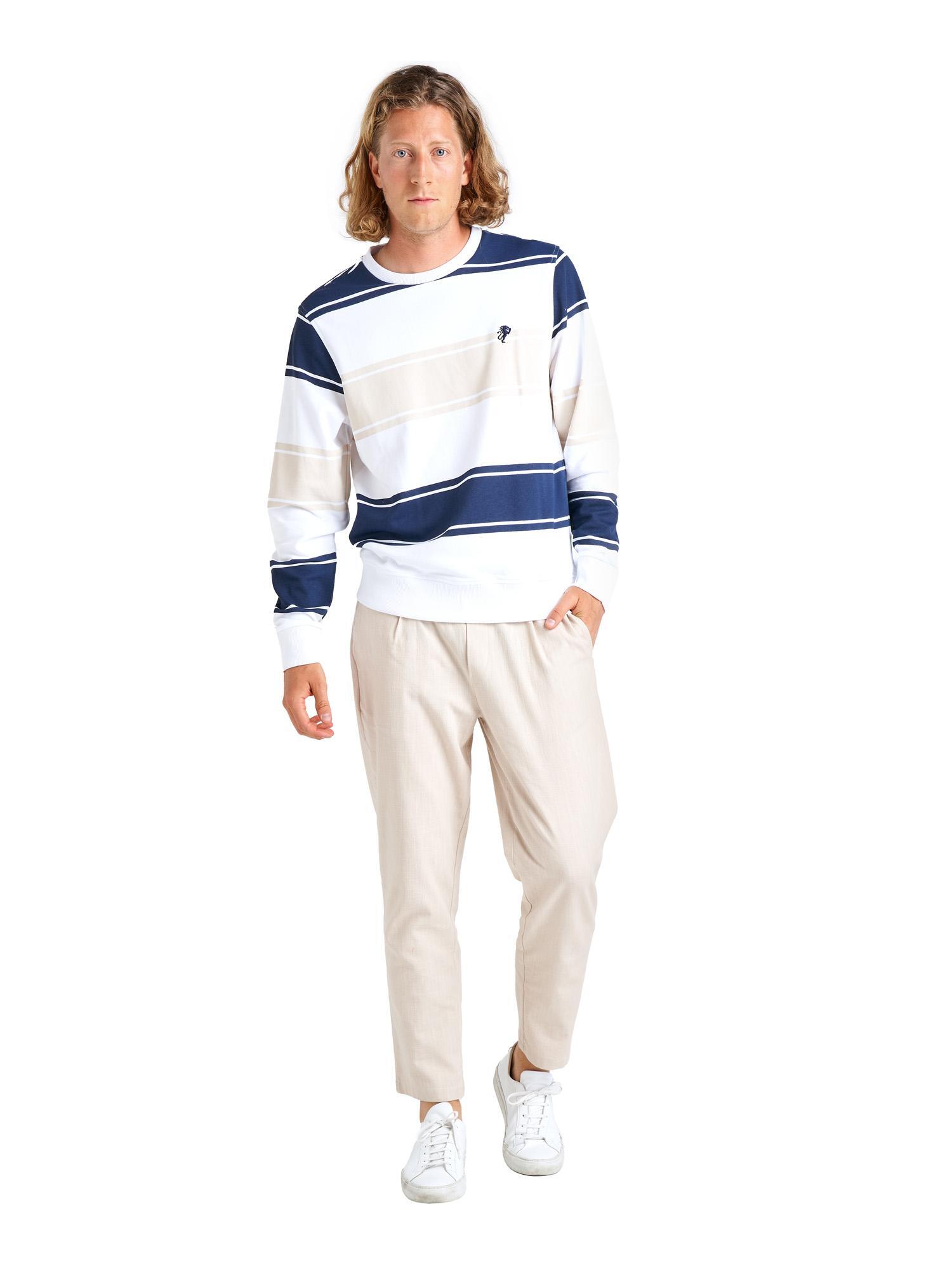 Minimalistische Herren-Sweatshirts aus Bio-Baumwolle mit Rundhalsausschnitt 2/5