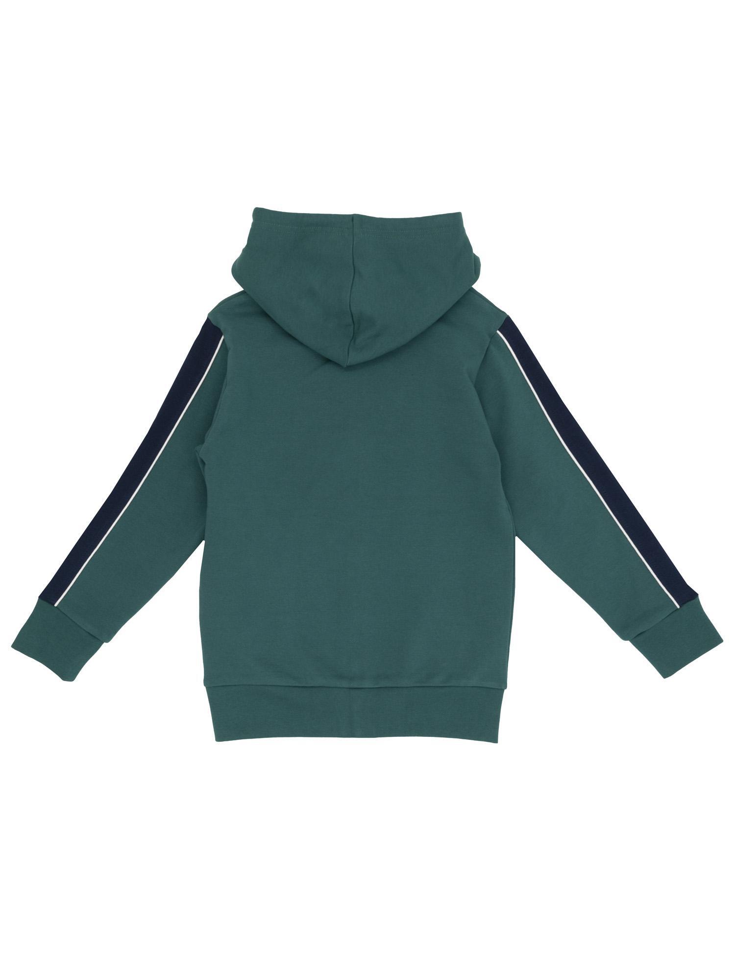 Felpa con cappuccio Leone bambino con zip intera College 2/2