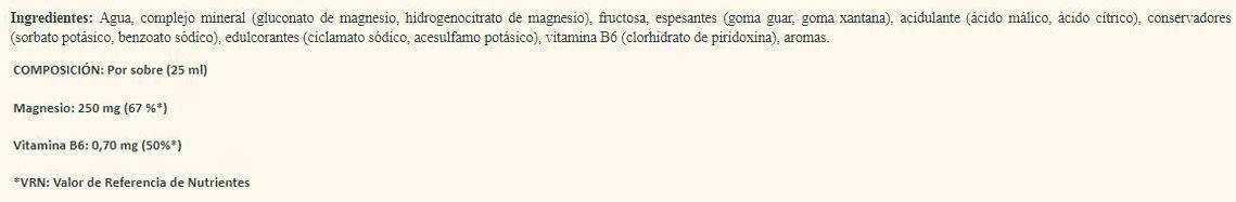Magnesium Gel - 25ml de Nutrisport 2/3