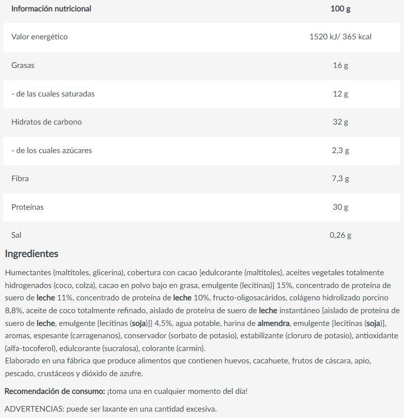 Barrita Protein Max - 45g Fresa Biotech USA 2/3