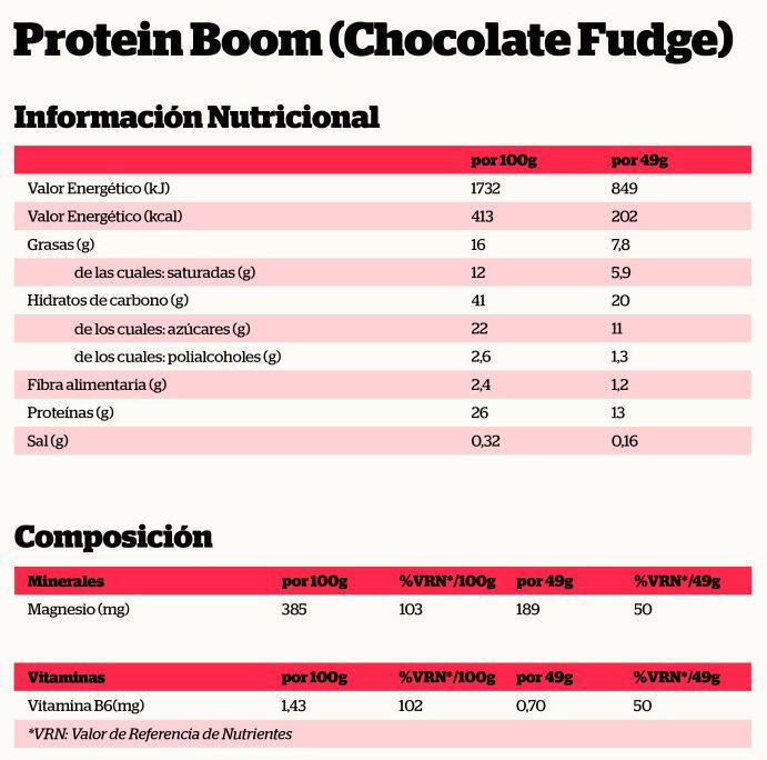 Protein boom! bar - 49g Chocolate doce da Nutrisport 3/4