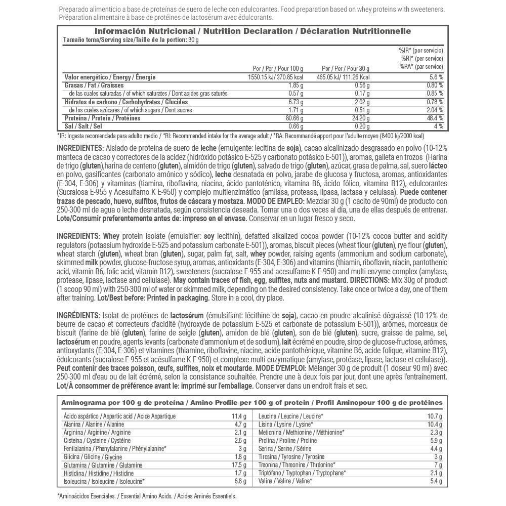 Isolate 90 CFM - 500 g Jurassique Choc de MASmusculo 3/4
