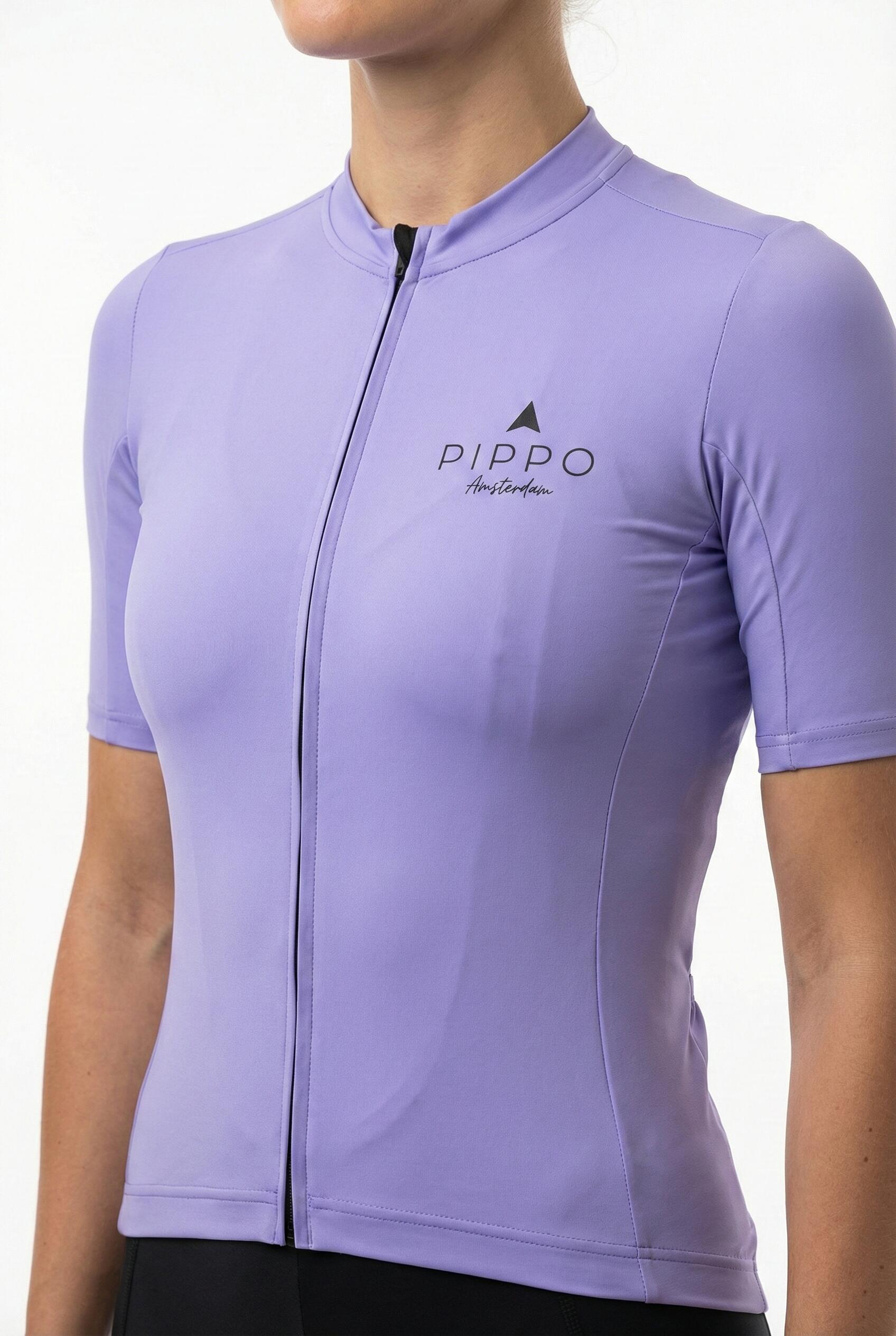 Maillot corto de mujer en violeta 3/7