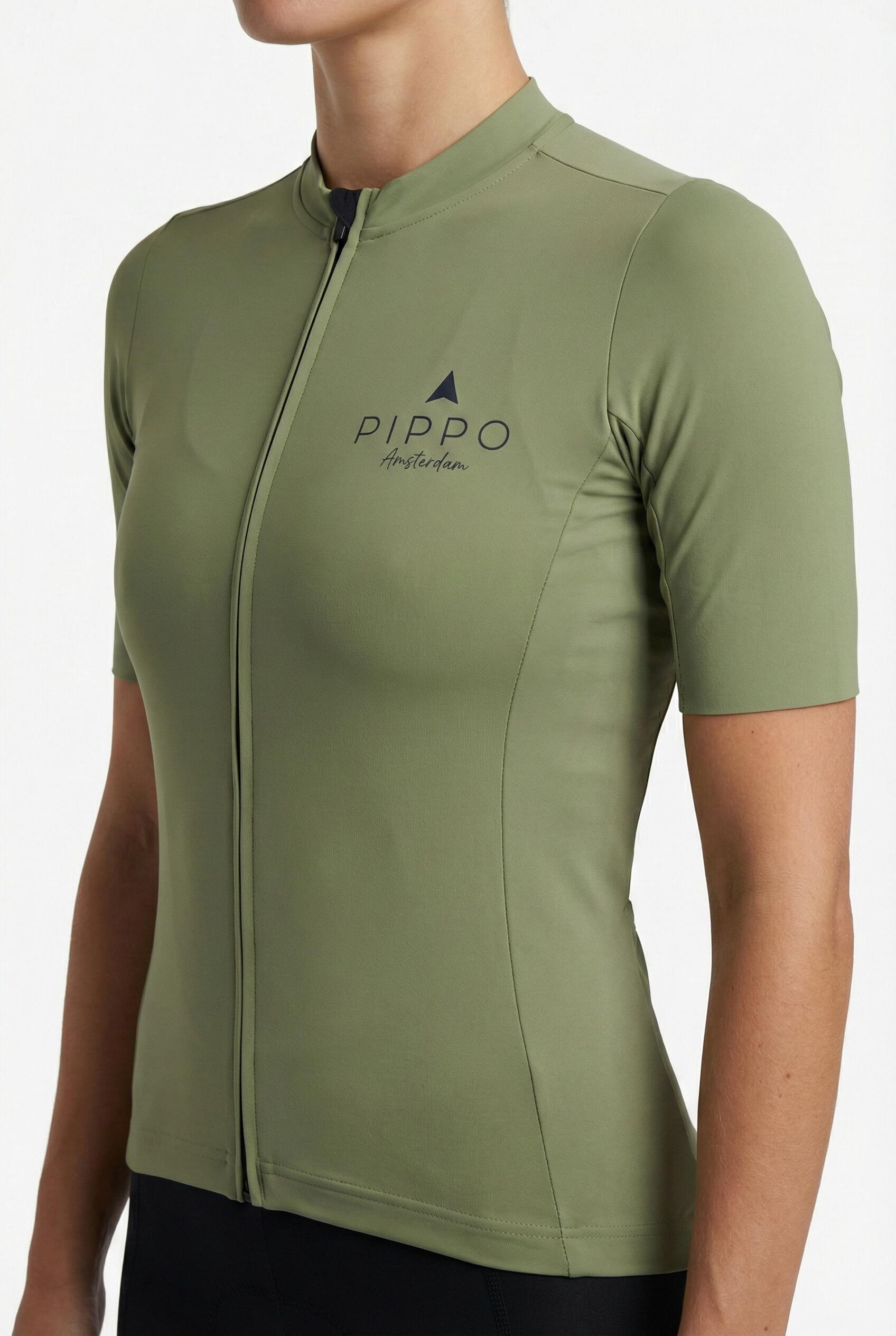 Maillot de ciclismo de carretera para mujer – Monte Grappa (verde) 3/6