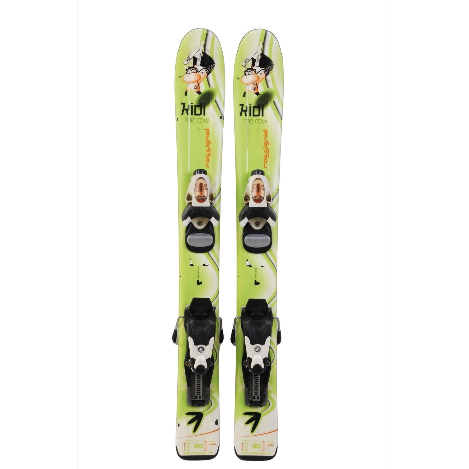 RECONDITIONNE - Ski Junior Rossignol Kidi The Cow + Fixations 5/5