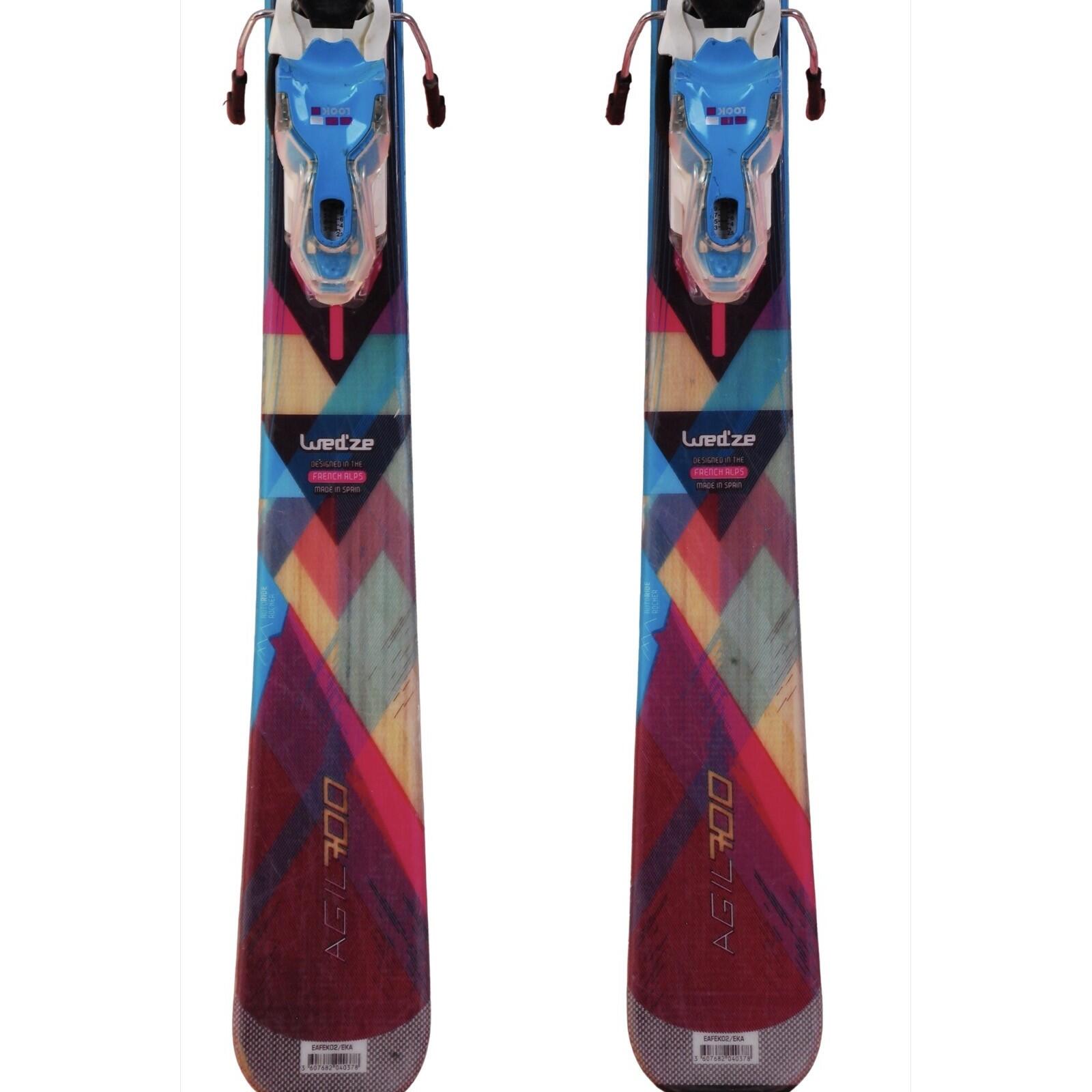 RECONDITIONNE - Ski Wedze Agil 700 + Fixations 4/5