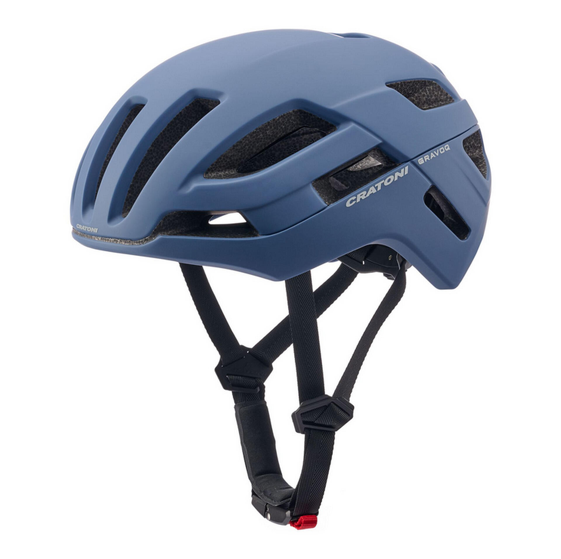 Gravel - kask rowerowy Gravoq, niebieski