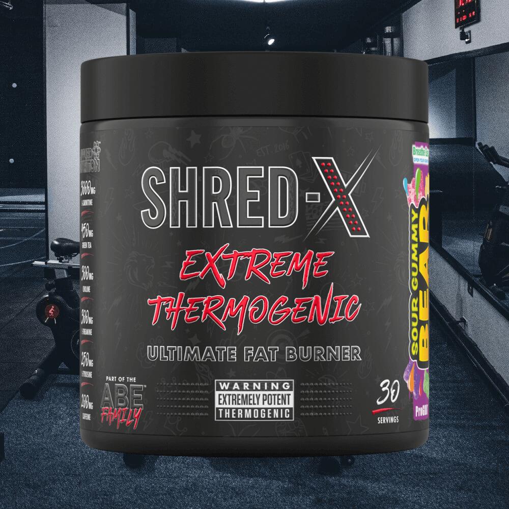 Applied Nutrition Shred-X Powder (30 Serv) Sour Gummy Bear 2/3