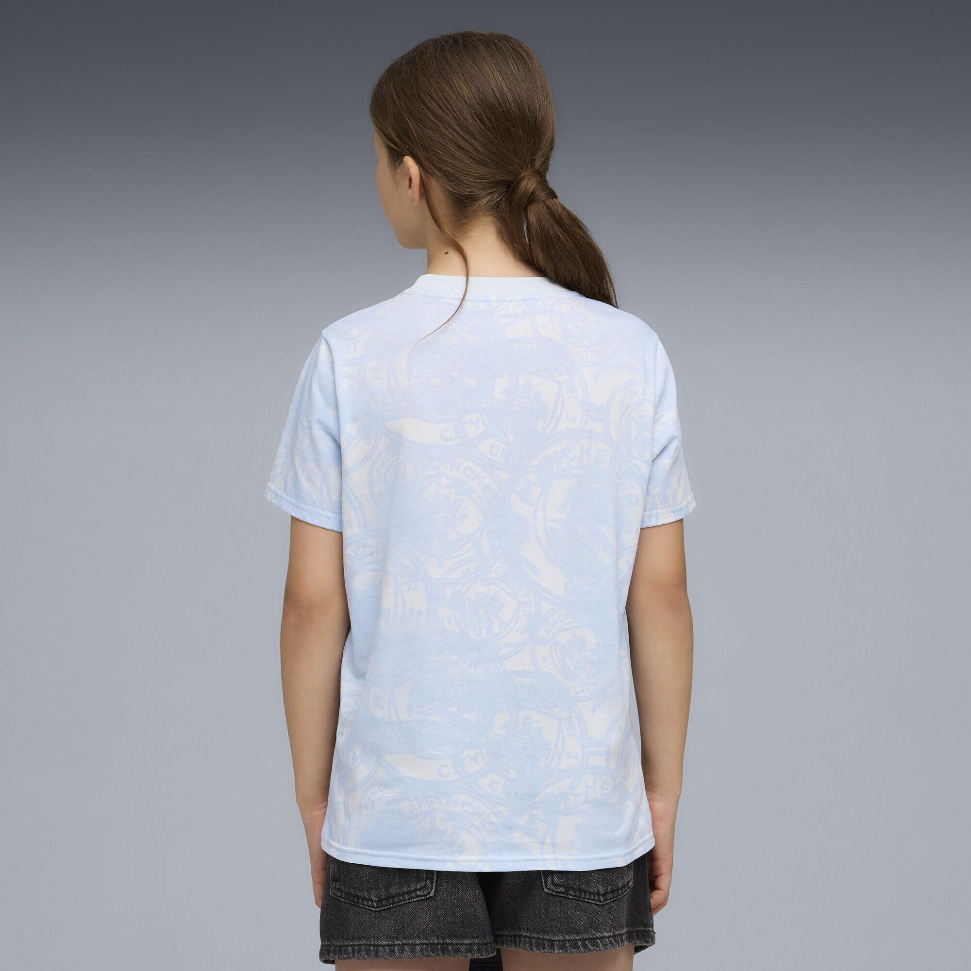 T-shirt con stampa integrale Manchester City FtblCulture per ragazzi PUMA 5/6
