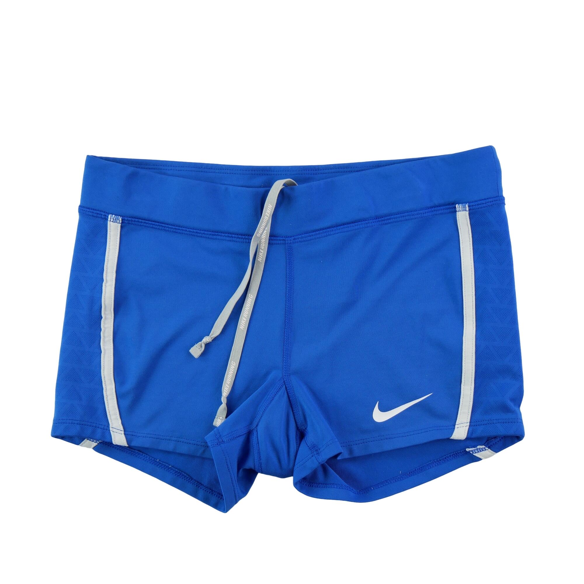 NIKE Reconditionné - Short Femme Dri-Fit Running Bleu - Très Bon État