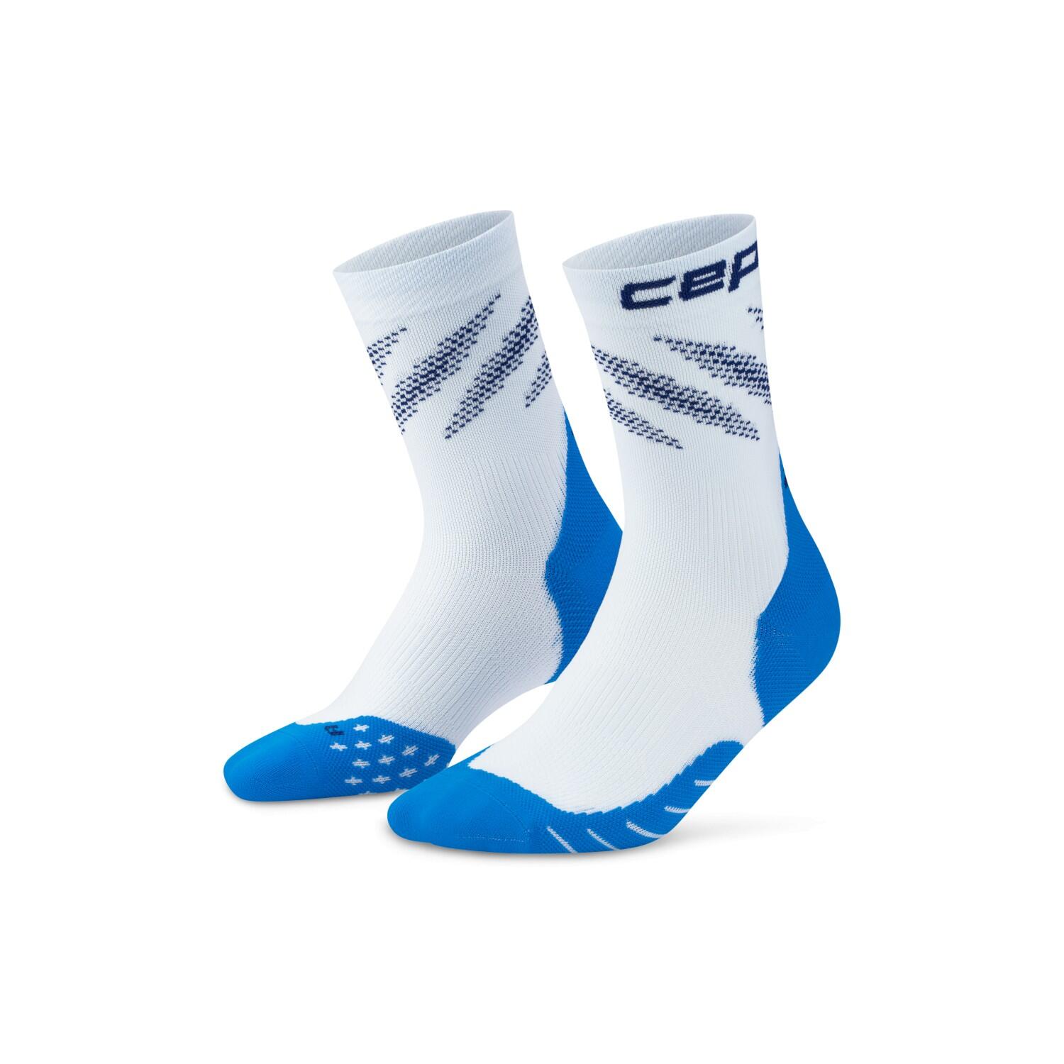 CEP Run Mid-Cut Compressie Sokken - Lichtblauw - Dames (34/37) 6/7