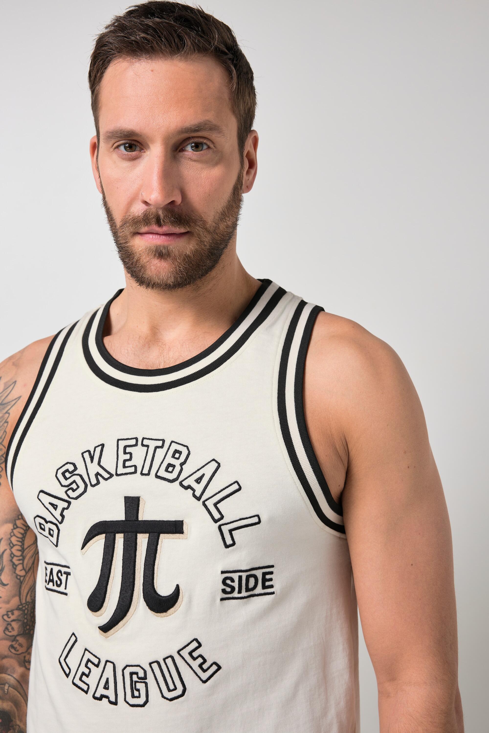 Herren Tanktop Fitness Heavy Jersey Brustprint bis 7 XL 3/6