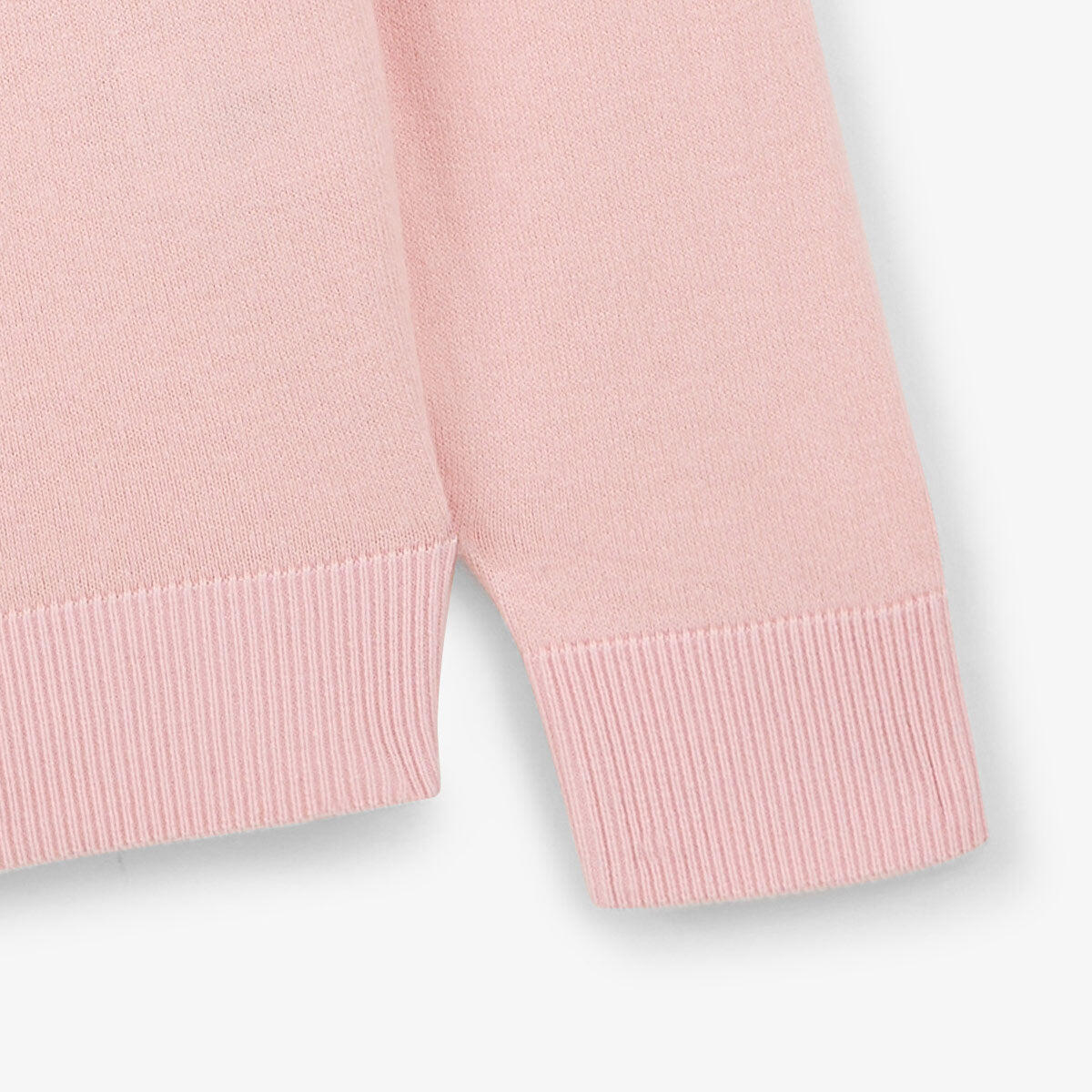 Maglione girocollo in cotone e lana rosa Maximum 5/6