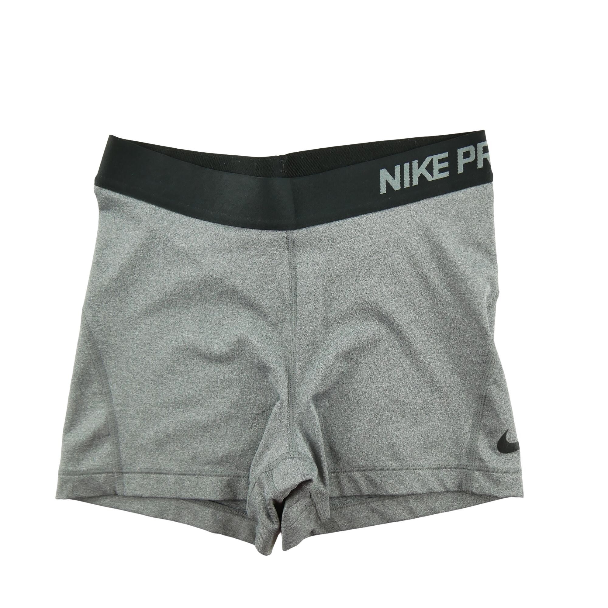 gray nike spandex shorts