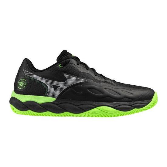 Mizuno Wave Enforce Court Padel Nero/verde 61gb2437