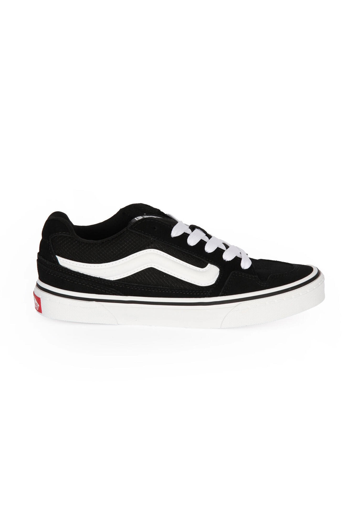 VANS Damen Caldrone Sneaker Halbschuh Wildleder VN0A2Z4ABA21  Black White 3/4