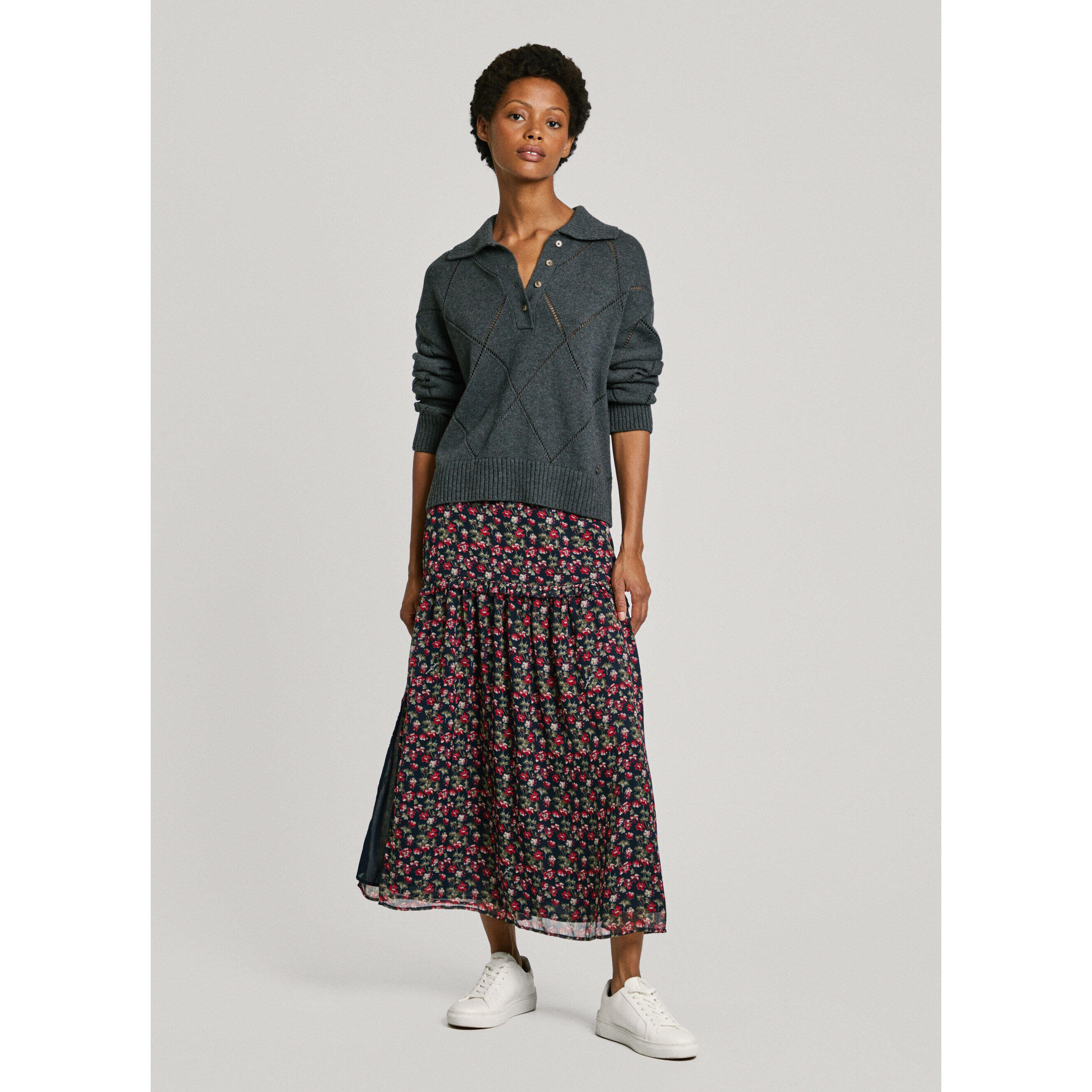 Pull col V femme Pepe Jeans Idris 3/6