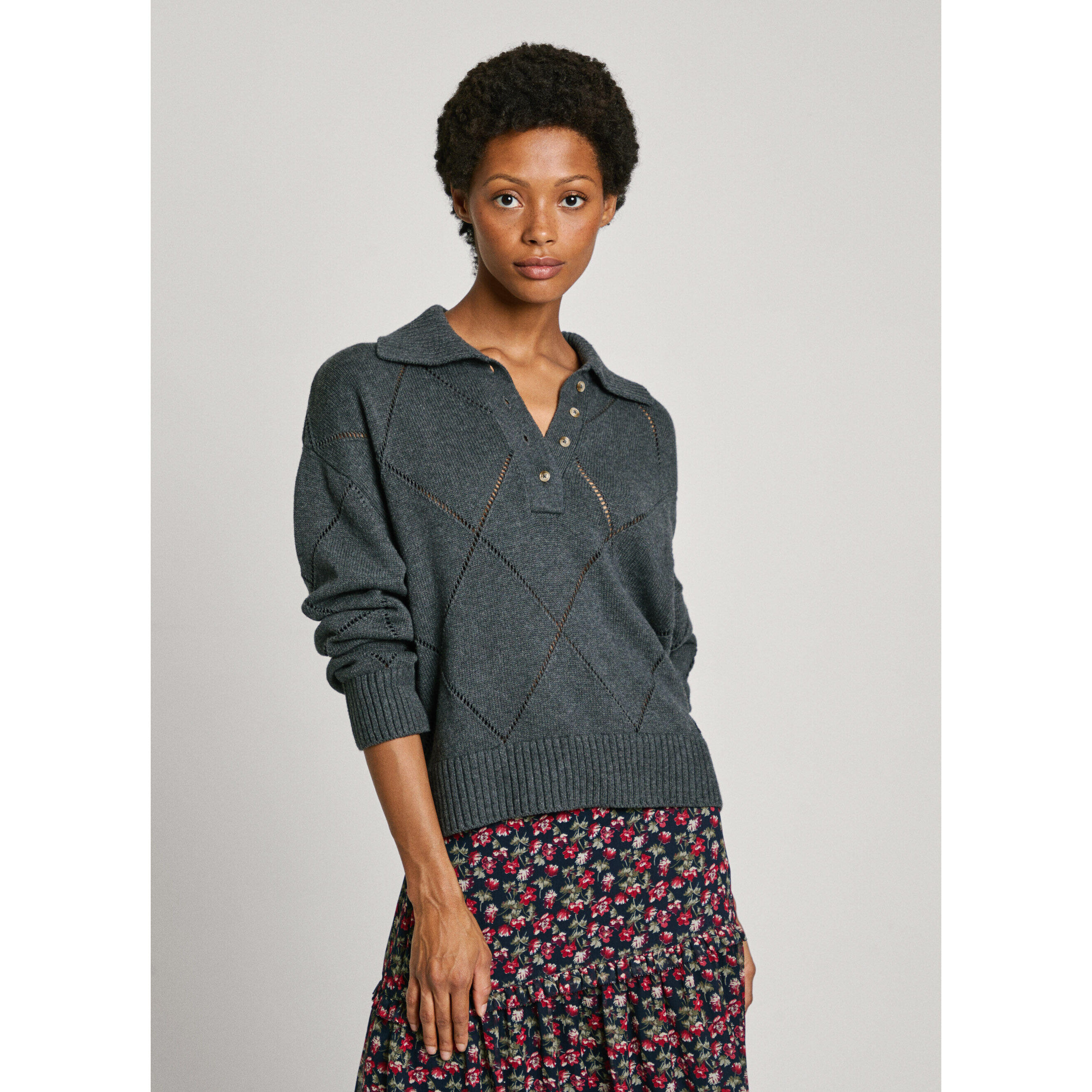 Pull col V femme Pepe Jeans Idris 2/6