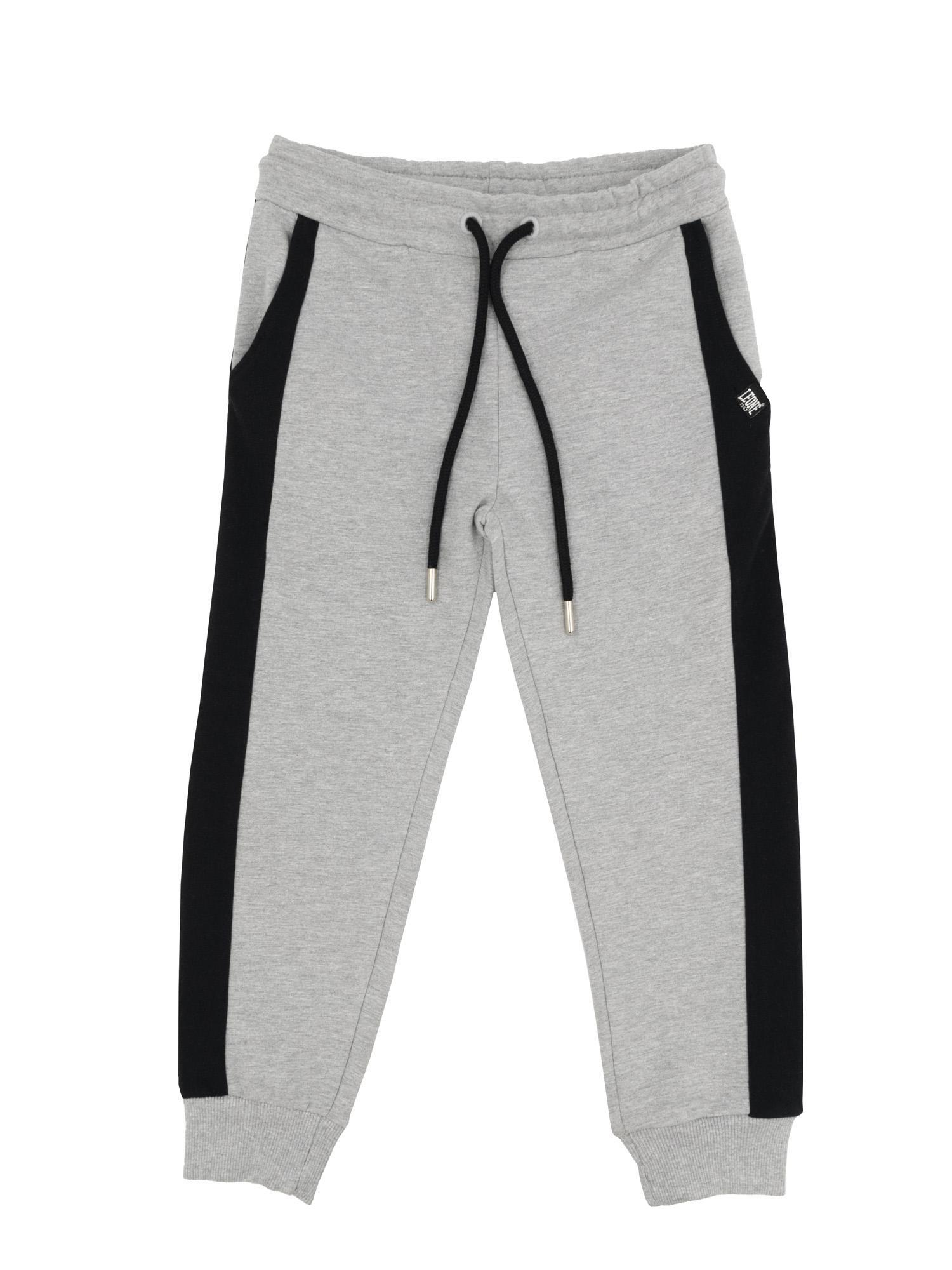 Bas de survêtement gris clair Leone pour filles 3/4