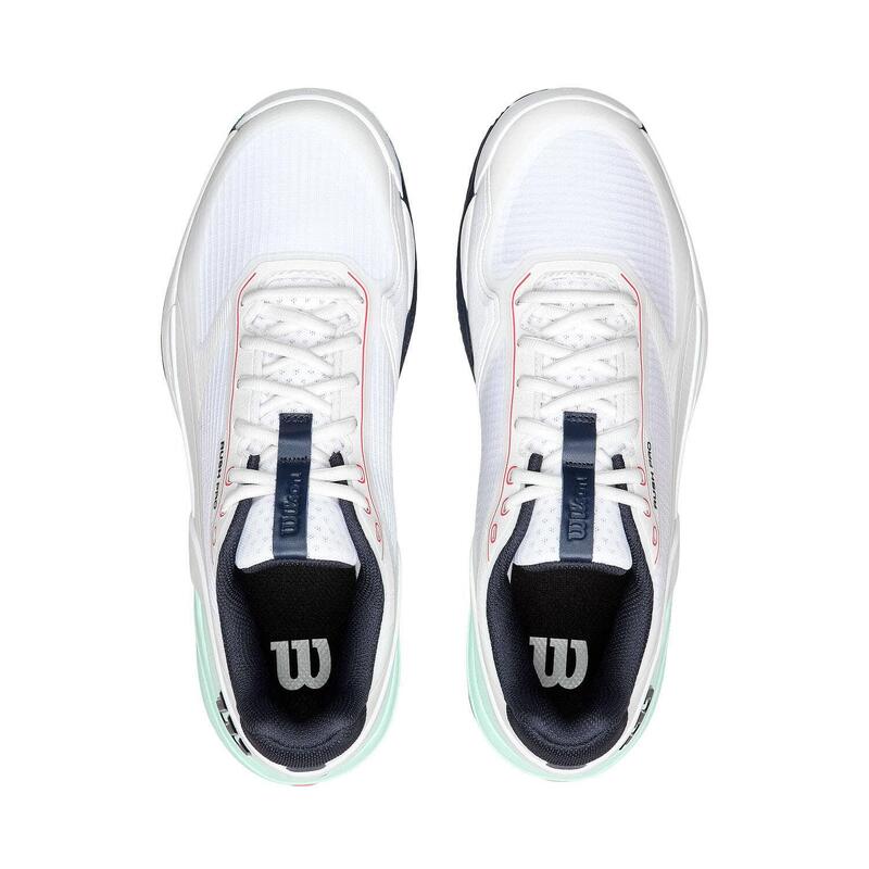 Wilson Rush Pro 5 Clay Blanco/turuqesa Wrs338540