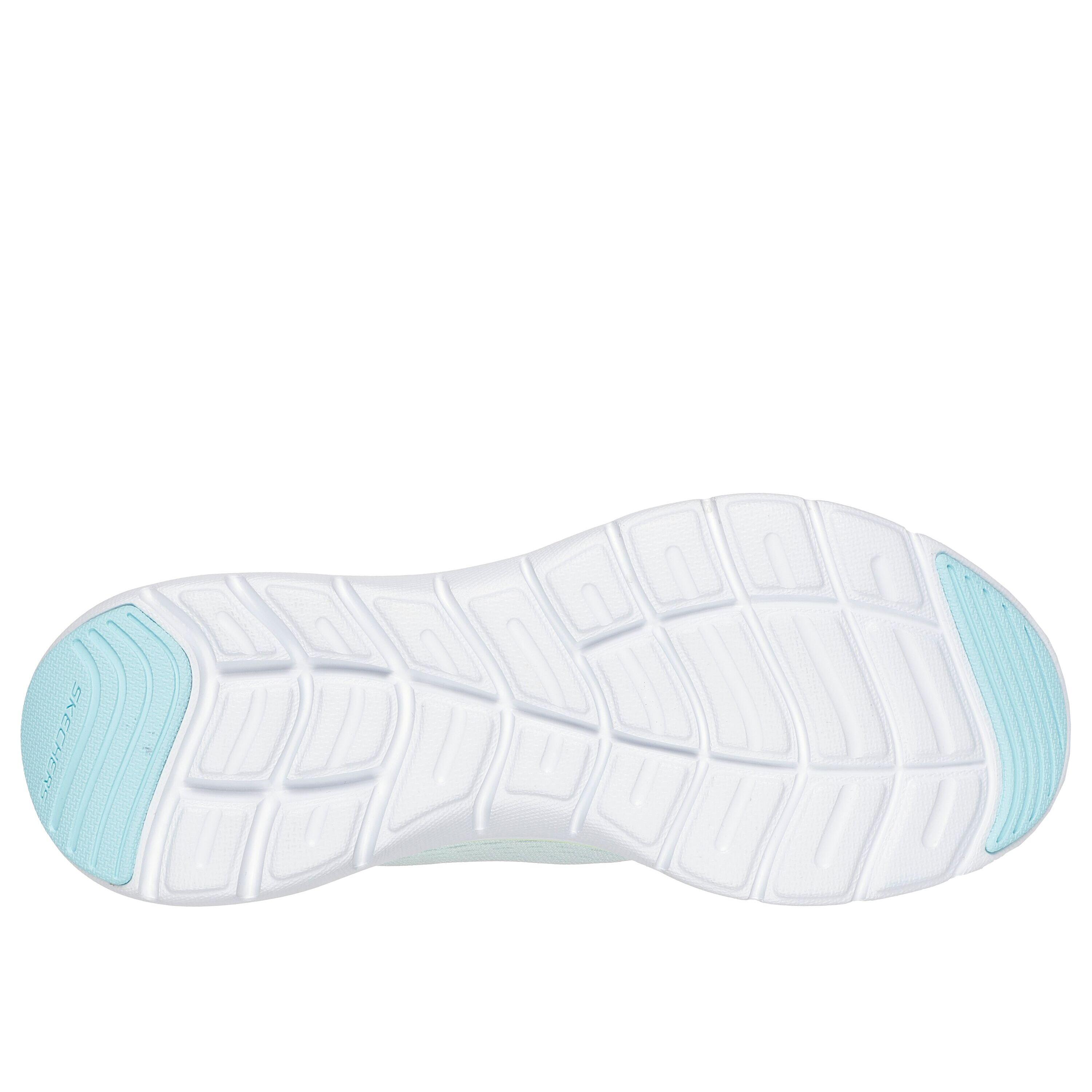 Zapatillas Skechers Flex Appeal 5.0 Verde Multi 3/4