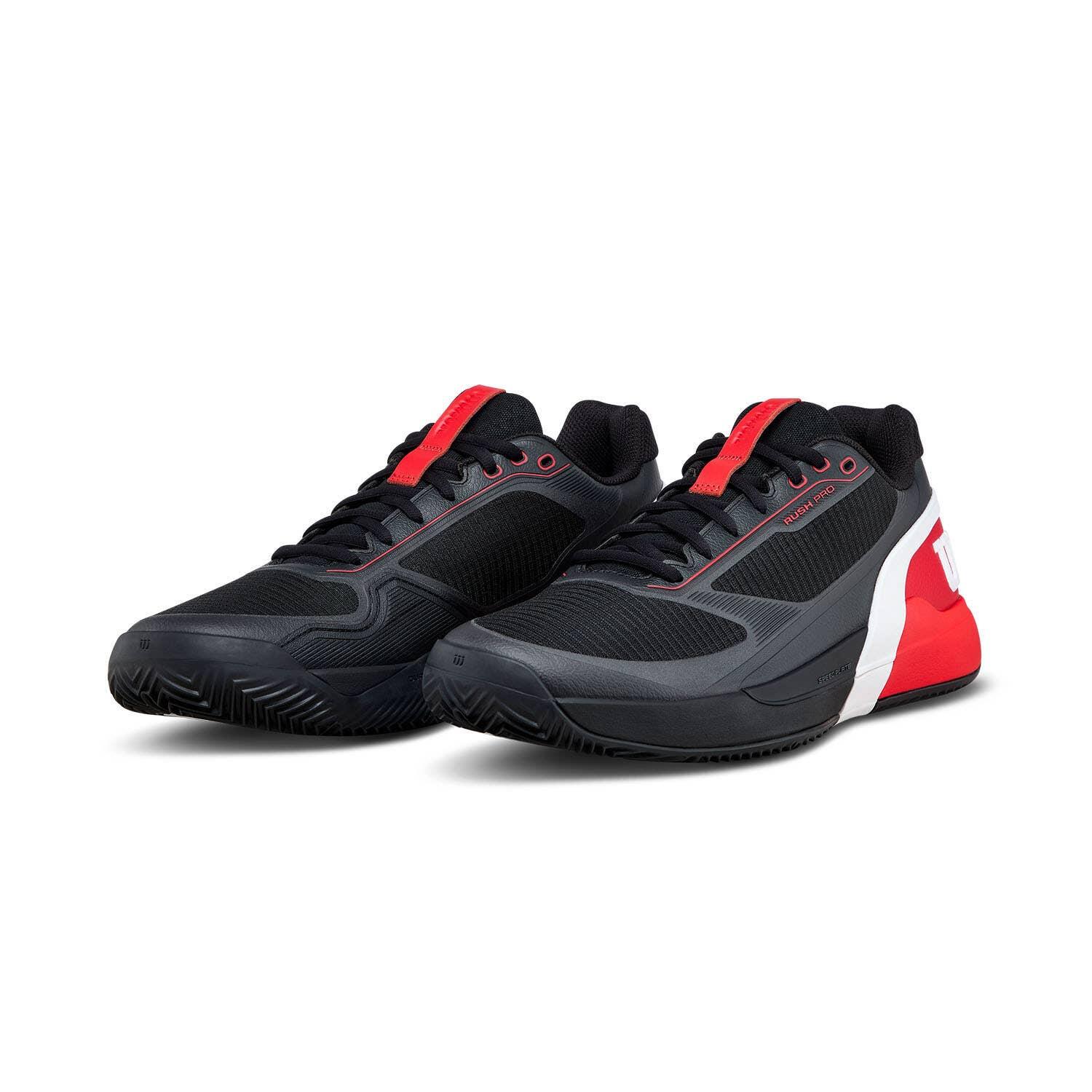 Wilson Rush Pro 5 Clay Noir/rouge Wrs339950 2/6